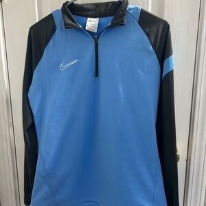 Nike Academy Pro Drill 1/4 Zip Womens M Blue Jacket Training Pullover